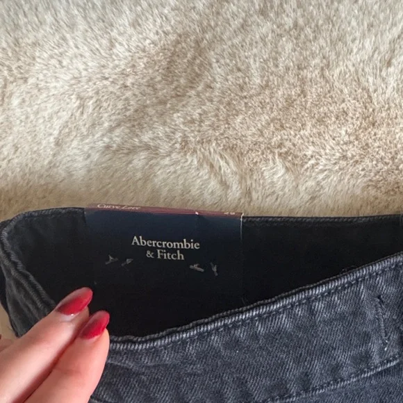 Abercrombie & Fitch Dark Denim Mini Skirt - Picture 3 of 9